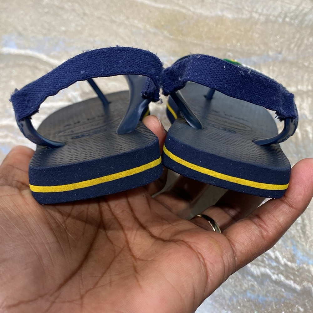 Havaianas Blue Flip Flops Baby Toddlers Boy Size USA 9C / 23-24 - Picture 6 of 11